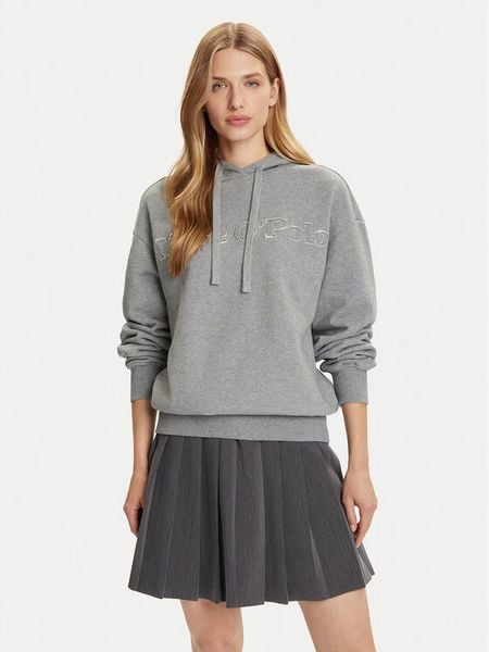 Marc O'Polo Bluza 508 4030 54089 Szary Relaxed Fit. Szare bluzy bez kaptura damskie Marc O´Polo, xxl, z bawełny. Za 619.99 zł.