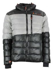 Peak Mountain Kurtka zimowa "Captin" w kolorze czarno-szarym rozmiar: XXL. Czarne kurtki męskie Peak Mountain, na zimę, xxl, bez wzorów, bez kaptura. Za 233.45 zł.