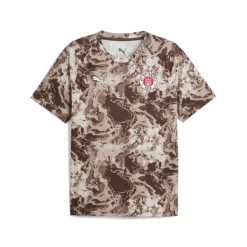 Męska koszulka przedmeczowa FC St. Pauli PUMA. Białe t-shirty sportowe męskie Puma, m, bez ramiączek, do piłki nożnej. Za 279.00 zł.