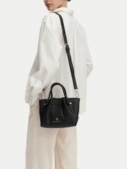 Beverly Hills Polo Club Torebka EO-BHPC-C-015-10 Czarny. Czarne torebki klasyczne damskie Beverly Hills Polo Club, bez wzorów, ze skóry, bez dodatków. Za 249.99 zł.
