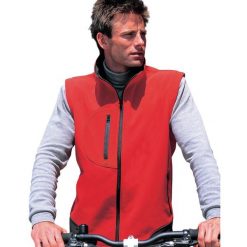 Męska Kamizelka Softshell. Czarne kurtki softshell damskie RESULT, m, bez wzorów, z elastanu, bez kaptura. Za 160.99 zł.