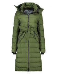 Canadian Peak Płaszcz zimowy "Cabimeak" w kolorze zielonym rozmiar: XL. Zielone płaszcze damskie Canadian Peak, na zimę, xl, bez wzorów, z puchu. Za 289.20 zł.