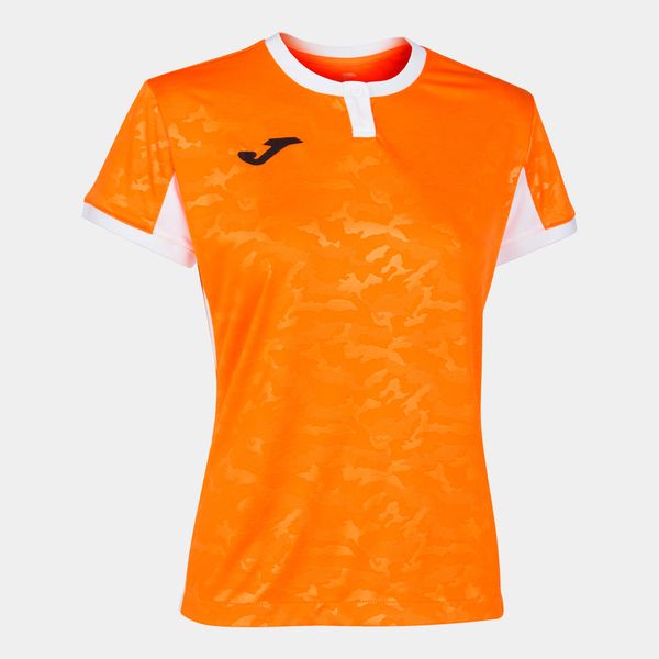 Koszulka do piłki nożnej damska Joma Toletum II. Białe t-shirty damskie Joma, m, bez wzorów, z materiału, bez kołnierzyka. Za 94.50 zł.