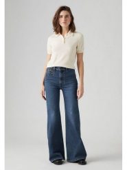 Levi's Dżinsy - Comfort fit - w kolorze granatowym rozmiar: W28/L34. Niebieskie jeansy damskie Levi's, z podwyższonym stanem. Za 314.01 zł.