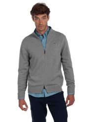 The Time of Bocha Kardigan w kolorze jasnoszarym rozmiar: XXL. Szare kardigany męskie The Time of Bocha, xxl, bez wzorów, z bawełny, bez kołnierzyka. Za 113.63 zł.