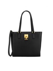 U.S. Polo Assn. Torebka BIUXT8485WVP Czarny. Czarne torebki klasyczne damskie U.S. Polo Assn., bez wzorów, z tworzywa sztucznego, bez dodatków. Za 184.99 zł.