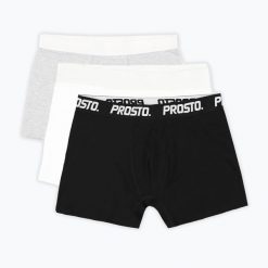 Bokserki męskie PROSTO Boxers 3 pary. Bokserki męskie Prosto., bez wzorów. Za 119.99 zł.