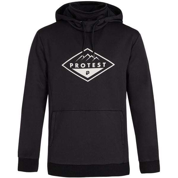 Bluza techniczna męska z kapturem Protest Prtissyk. Czarne bluzy z kapturem męskie Jack Wolfskin, m, z elastanu. Za 249.99 zł.