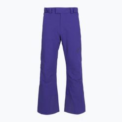 Spodnie narciarskie męskie EA7 Emporio Armani Ski Cortina Toray. Niebieskie spodnie materiałowe męskie EA7 Emporio Armani, z aplikacjami, z elastanu. Za 1,329.00 zł.