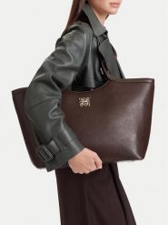 Nine West Torebka CEO-PEARL LINE-LDA9339 Brązowy. Brązowe torebki klasyczne damskie Nine West, bez wzorów, bez dodatków. Za 259.99 zł.