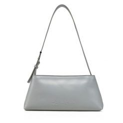 Torebka Calvin Klein. Szare torebki klasyczne damskie CALVIN KLEIN, bez wzorów, bez dodatków. Za 359.99 zł.