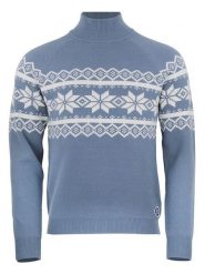 Peak Mountain Sweter "Clyde" w kolorze błękitnym rozmiar: XXL. Niebieskie swetry męskie Peak Mountain, xxl, bez wzorów, bez kołnierzyka. Za 209.82 zł.