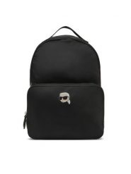 KARL LAGERFELD Plecak A1W30137 Czarny. Czarne plecaki damskie Karl Lagerfeld, bez wzorów, z materiału. Za 369.99 zł.