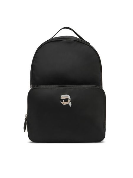 KARL LAGERFELD Plecak A1W30137 Czarny. Czarne plecaki damskie Karl Lagerfeld, bez wzorów, z materiału. Za 369.99 zł.