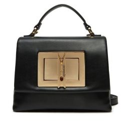 Torebka LOVE MOSCHINO. Czarne torebki klasyczne damskie Love Moschino, bez wzorów, bez dodatków. Za 908.99 zł.