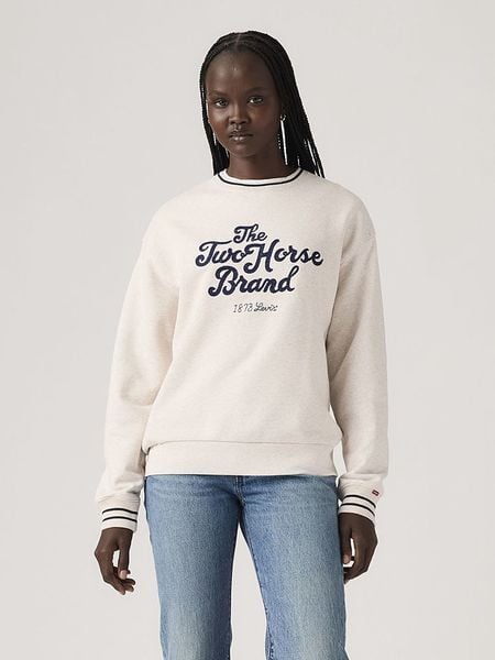 Levi's Bluza w kolorze kremowym rozmiar: M. Białe bluzy bez kaptura damskie Levi's, m, z bawełny. Za 107.37 zł.
