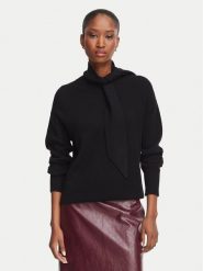 Marella Sweter Giochi 2623366174 Czarny Regular Fit. Czarne swetry klasyczne damskie Marella, l, z wełny, bez kołnierzyka. Za 1,189.00 zł.