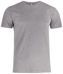Clique Slub-T Dopasowany T-shirt z bawełny slub. Szare t-shirty męskie CLIQUE, m, bez wzorów, z bawełny, bez kołnierzyka. Za 99.74 zł.