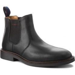 Sztyblety GANT - Spencer 17651886 Black G00. Czarne sztyblety męskie Gant, ze skóry, bez zapięcia. W wyprzedaży za 439.00 zł.
