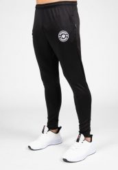 Vernon Track Spodnie - Czarny. Czarne spodnie sportowe męskie GORILLA WEAR, z elastanu. Za 275.00 zł.