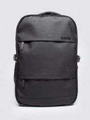 BIG STAR Plecak w kolorze czarnym - 30 x 45 cm rozmiar: onesize. Czarne plecaki damskie Big Star, bez wzorów, z materiału, retro. Za 139.99 zł.