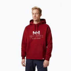 Bluza męska Helly Hansen Arctic Ocean Hoodie. Czerwone bluzy bez kaptura męskie Helly Hansen, m. Za 149.99 zł.