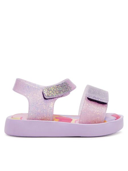 Melissa Sandały Mini Melissa Jump Print Bb 33663 Fioletowy. Fioletowe sandały dziewczęce Melissa, z tworzywa sztucznego, bez zapięcia. Za 279.99 zł.