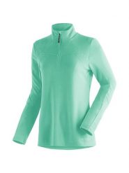 Maier Sports Koszulka funkcyjna "Bianka" w kolorze zielonym rozmiar: 42. Zielone topy sportowe damskie Maier Sports, bez wzorów, z materiału, bez ramiączek. Za 118.84 zł.