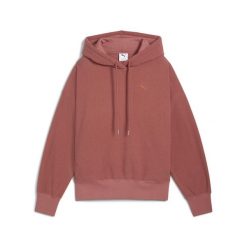 Bluza z kapturem damska Puma Her Oversized Winterized Hoodie. Czerwone bluzy sportowe damskie Puma, na jesień, l, bez wzorów, z dzianiny, bez ramiączek, długie, z kapturem. Za 189.00 zł.