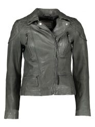 7eleven Skórzana kurtka "Pedi" w kolorze szarym rozmiar: 44. Szare kurtki damskie 7eleven, bez wzorów, ze skóry, bez kaptura. Za 347.99 zł.