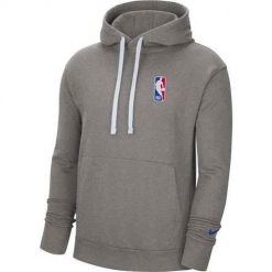 Bluza sportowa męska Nike Nba Team 31 Essential. Szare bluzy sportowe męskie Nike, bez wzorów, sportowe, bez kołnierzyka, bez ramiączek. Za 362.00 zł.