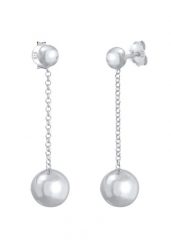 Elli Kolczyki damskie Trend Basic ze srebra próby 925 Sterling Silver 1 ct Damski. Szare kolczyki damskie Elli, srebrne. Za 233.99 zł.