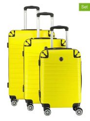 Canadian Peak 3-częściowy zestaw "Shockeak" w kolorze żółtym rozmiar: onesize. Żółte walizki Canadian Peak, bez wzorów, z materiału. Za 404.99 zł.