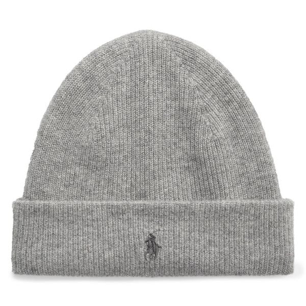 Czapka Polo Ralph Lauren. Szare czapki męskie Polo Ralph Lauren, na zimę, bez wzorów. Za 529.99 zł.