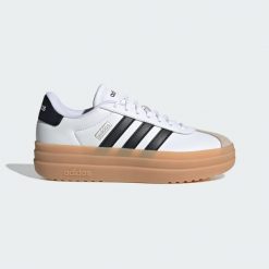 Buty VL Court Bold. Białe obuwie treningowe damskie Adidas, na fitness i siłownię. Za 344.95 zł.