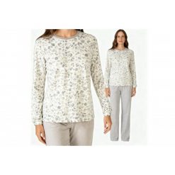 Piżama damska polarowa rozm. L P751258 – V24 Mink. Brązowe piżamy damskie Massana Homewear, na jesień, l, bez wzorów, z materiału, bez ramiączek. Za 283.00 zł.