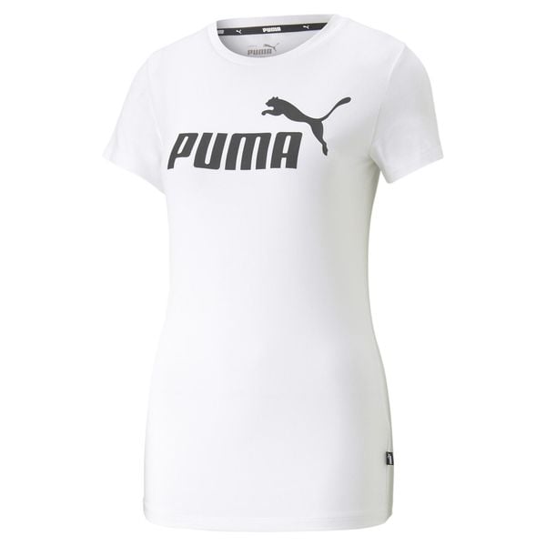 Koszulka Kobieta Puma Essentials Slim biały. Białe bluzki damskie Puma, m, bez wzorów, sportowe, bez kołnierzyka, bez ramiączek. W wyprzedaży za 99.60 zł.