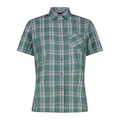 Koszula damska turystyczne CMP 34S5706. Szare koszule damskie CMP, l, bez wzorów, sportowe, bez kołnierzyka, bez ramiączek. Za 221.00 zł.