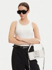 Just Cavalli Torebka 80RA4BP3 ZSD95 Biały. Białe torebki klasyczne damskie Just Cavalli, bez wzorów, ze skóry, bez dodatków. Za 749.99 zł.