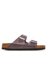 Birkenstock Klapki Arizona 1025490 Różowy. Czerwone klapki damskie Birkenstock, bez wzorów, ze skóry, bez obcasa. Za 379.99 zł.