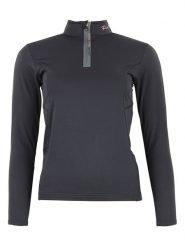Peak Mountain Koszulka funkcyjna "Anevi" w kolorze czarnym rozmiar: XL. Czarne bluzki sportowe damskie Peak Mountain, xl, bez wzorów, z materiału, bez ramiączek. Za 114.17 zł.