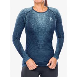 Bluza termoaktywna damska Odlo Performance Warm Blackcomb BL Top Crew Neck LS. Szare bluzy bez kaptura damskie Odlo, m, bez wzorów, bez kaptura. Za 298.99 zł.