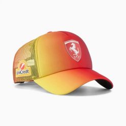 Czapka z daszkiem unisex Puma FERRARI wielokolorowa 02665701. Czapki z daszkiem damskie Puma, bez wzorów. Za 129.94 zł.