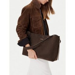 Torebka GINO ROSSI. Brązowe torebki klasyczne damskie Gino Rossi, bez wzorów, bez dodatków. Za 429.99 zł.