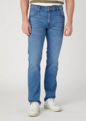 WRANGLER GREENSBORO MĘSKIE SPODNIE JEANSOWE JEANSY VITO W15QAG42E 112329009. Białe jeansy męskie Wrangler, na zimę. Za 239.99 zł.