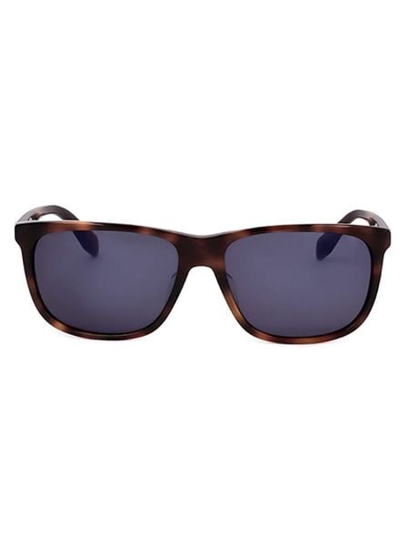 Adidas Męskie okulary przeciwsłoneczne w kolorze brązowo-granatowym rozmiar: 58. Brązowe okulary przeciwsłoneczne męskie Adidas, z tworzywa sztucznego. Za 220.12 zł.