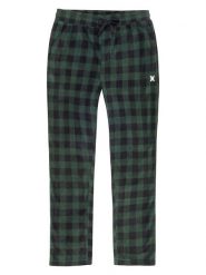 Hurley Spodnie polarowe w kolorze zielono-czarnym rozmiar: S. Czarne spodnie materiałowe męskie Hurley, bez wzorów, z polaru. Za 79.03 zł.