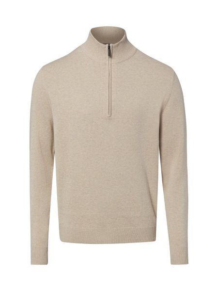 Nils Sundström swetry z dzianiny Mężczyźni Bawełna (100%) beżowy, XL. Brązowe swetry męskie Nils Sundström, m, bez wzorów, z bawełny, bez kołnierzyka. Za 249.95 zł.