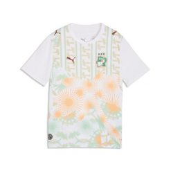 Młodzieżowa koszulka wyjazdowa Wybrzeże Kości Słoniowej 2026 PUMA. Biała bluzki damskie Puma, l, bez wzorów, bez kołnierzyka. Za 339.00 zł.