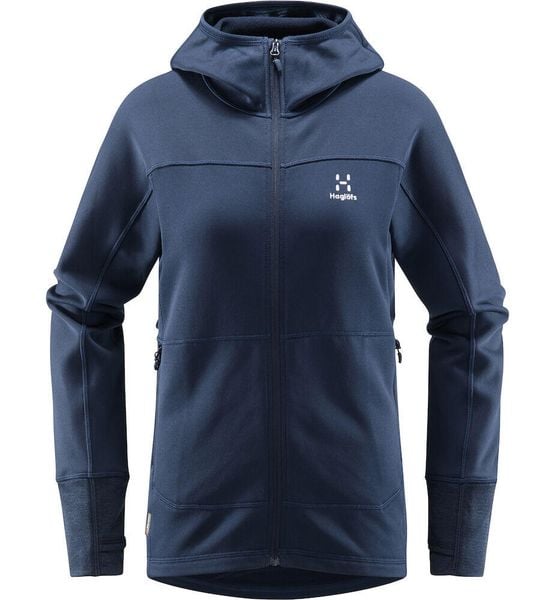 Damska Turystyka Bluza z Kapturem Lekka Oddychająca Haglöfs Betula Hood. Czarne bluzy z kapturem damskie Haglöfs, uniwersalny, z tkaniny. Za 299.00 zł.